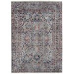 Kaleen Praia Collection Light Multi Throw Rug 2' x 3'