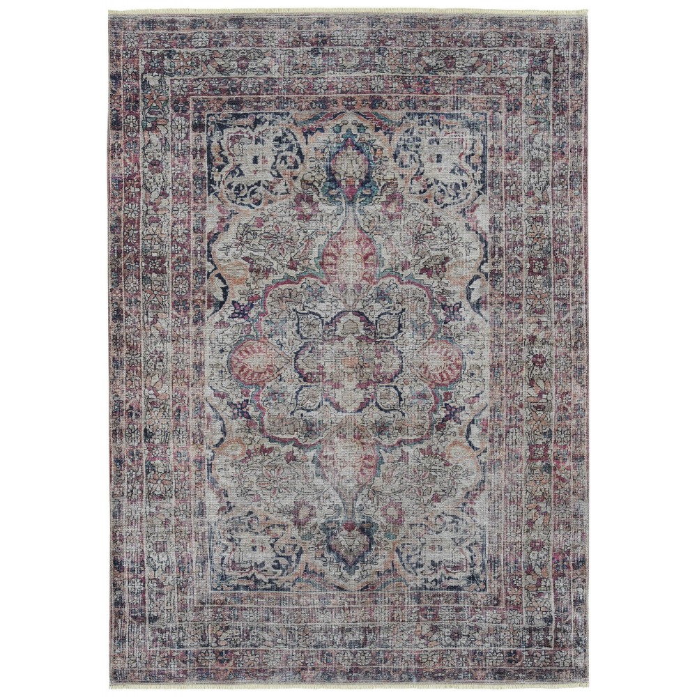 Kaleen Praia Collection Light Multi Throw Rug 2' x 3'