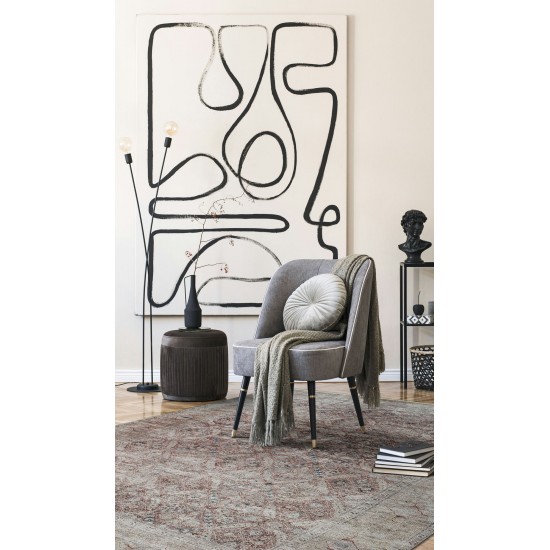 Kaleen Praia Collection Light Taupe Throw Rug 2' x 3'