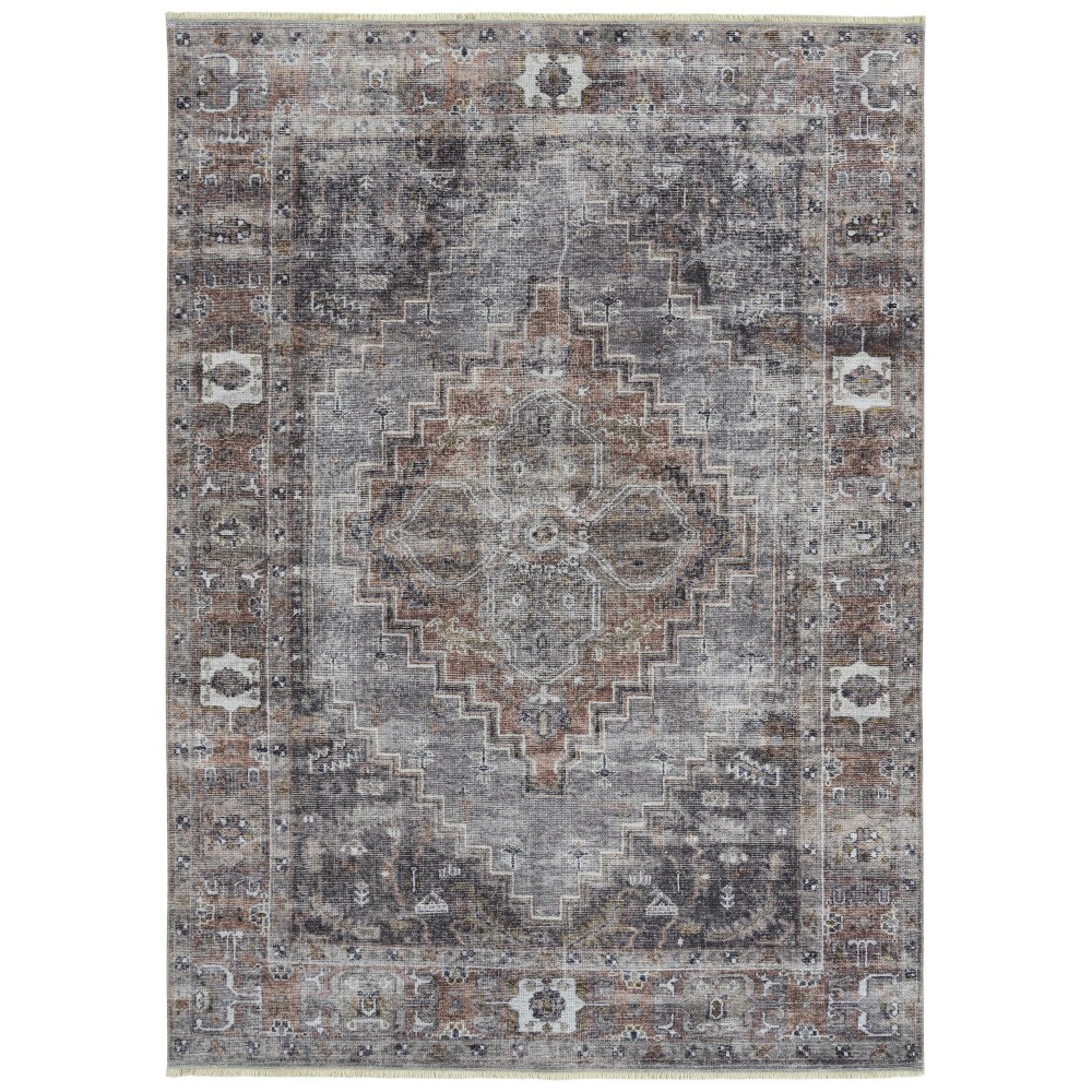 Kaleen Praia Collection PRA11-75 Grey Area Rug 5'1" x 7'