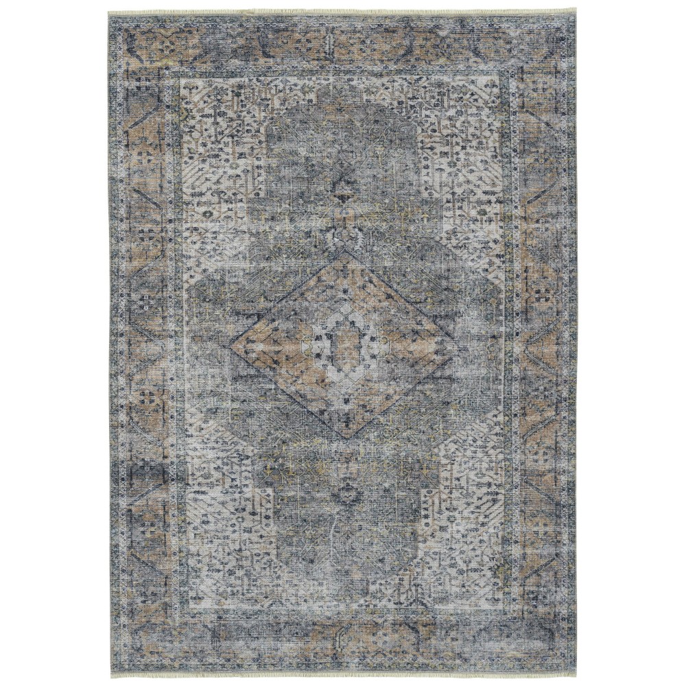 Kaleen Praia Collection Light Earthtone Throw Rug 2' x 3'