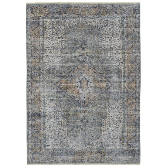 Kaleen Praia Collection Light Earthtone Area Rug 5'1" x 7'