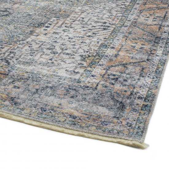 Kaleen Praia Collection Light Earthtone Area Rug 5'1" x 7'