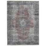 Kaleen Praia Collection Rust Silver Runner 2'7" x 9'