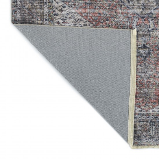 Kaleen Praia Collection Rust Silver Runner 2'7" x 9'