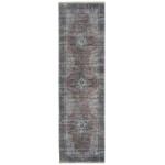 Kaleen Praia Collection Rust Silver Runner 2'7" x 9'