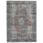 Kaleen Praia Collection Rust Silver Area Rug 9'3" x 11'6