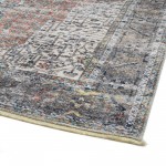 Kaleen Praia Collection Rust Silver Area Rug 9'3" x 11'6