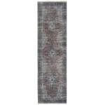 Kaleen Praia Collection Rust Silver Area Rug 9'3" x 11'6