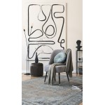 Kaleen Praia Collection Silver LtBlue Area Rug 7'10" x 9'6"