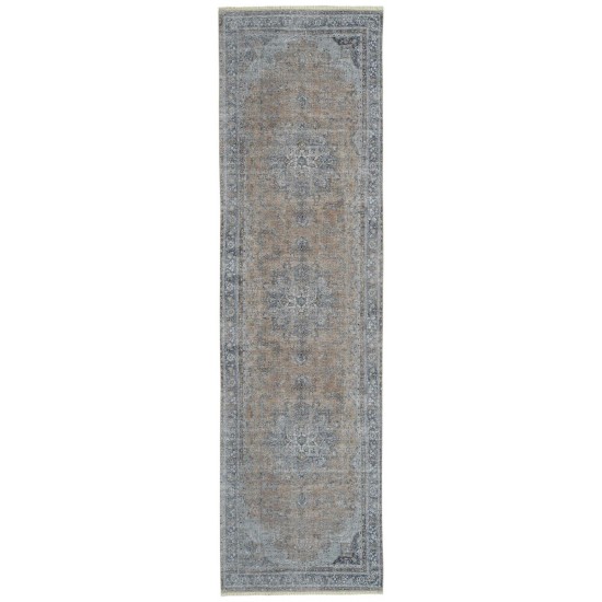 Kaleen Praia Collection Silver LtBlue Area Rug 7'10" x 9'6"