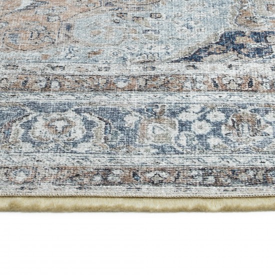 Kaleen Praia Collection Silver LtBlue Area Rug 9'3" x 11'6
