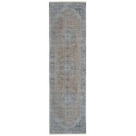 Kaleen Praia Collection Silver LtBlue Area Rug 9'3" x 11'6