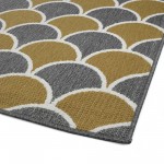 Kaleen Puerto Collection Dark Yellow Runner 2'2" x 8'