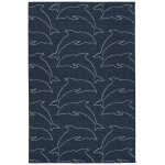 Kaleen Puerto Collection PRT04-22 Navy Area Rug 3'6" x 5'6"