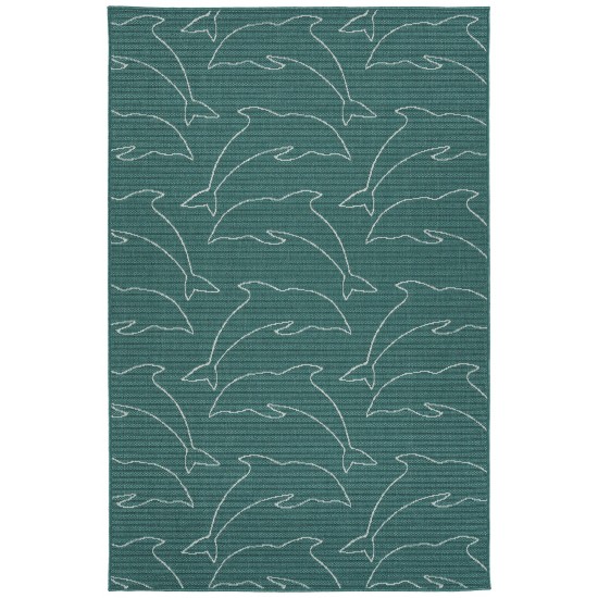 Kaleen Puerto Collection PRT04-79 Light Blue Throw Rug 1'9" x 3'