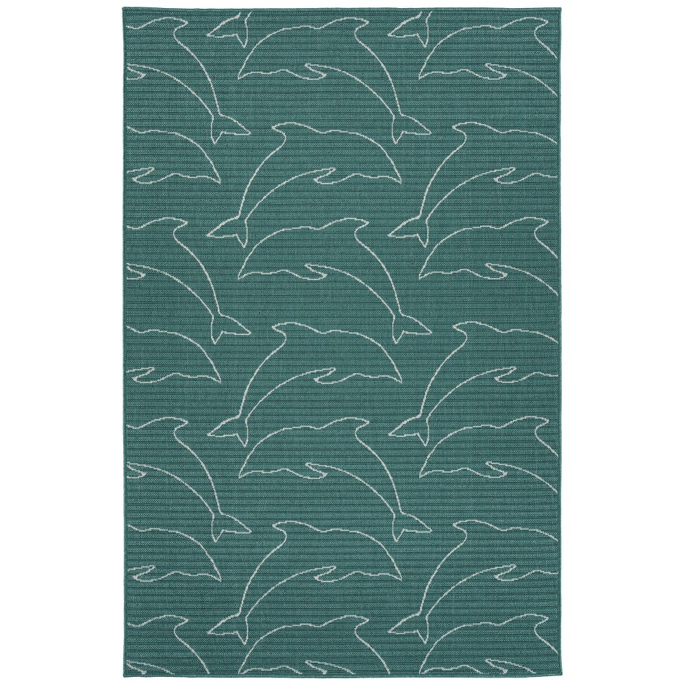 Kaleen Puerto Collection PRT04-79 Light Blue Throw Rug 1'9" x 3'