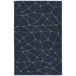 Kaleen Puerto Collection PRT06-22 Navy Runner 2'2" x 8'