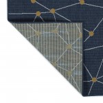 Kaleen Puerto Collection PRT06-22 Navy Runner 2'2" x 8'