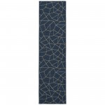 Kaleen Puerto Collection PRT06-22 Navy Runner 2'2" x 8'