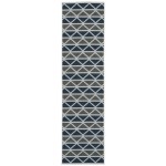 Kaleen Puerto Collection Dark Grey Throw Rug 1'9" x 3'