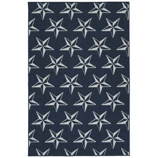 Kaleen Puerto Collection PRT11-22 Navy Throw Rug 1'9" x 3'