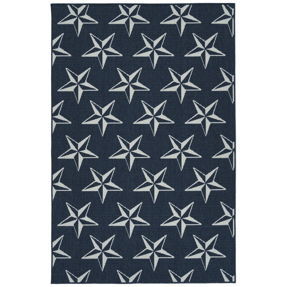 Kaleen Puerto Collection PRT11-22 Navy Throw Rug 1'9" x 3'