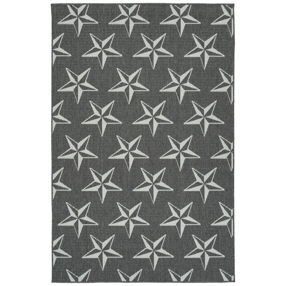 Kaleen Puerto Collection PRT11-75 Grey Area Rug 3'6" x 5'6"