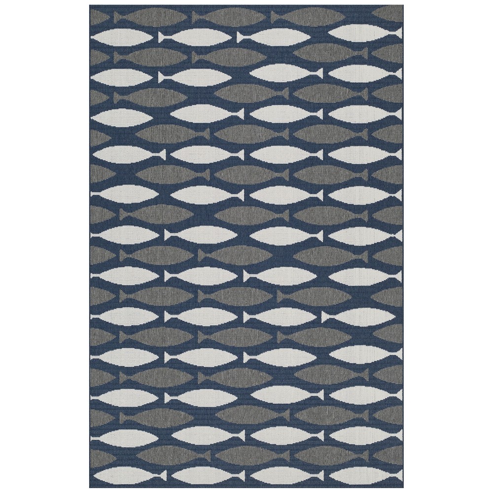 Kaleen Puerto Collection PRT13-75 Grey Area Rug 7'2" x 10'5"