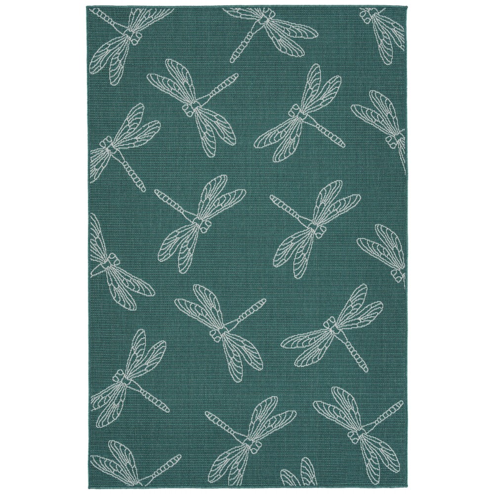 Kaleen Puerto Collection PRT18-79 Light Blue Throw Rug 1'9" x 3'