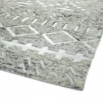 Kaleen Radiance Collection Light Grey Area Rug 5' x 7'9"