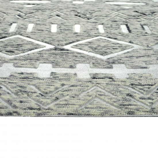 Kaleen Radiance Collection Light Grey Area Rug 5' x 7'9"