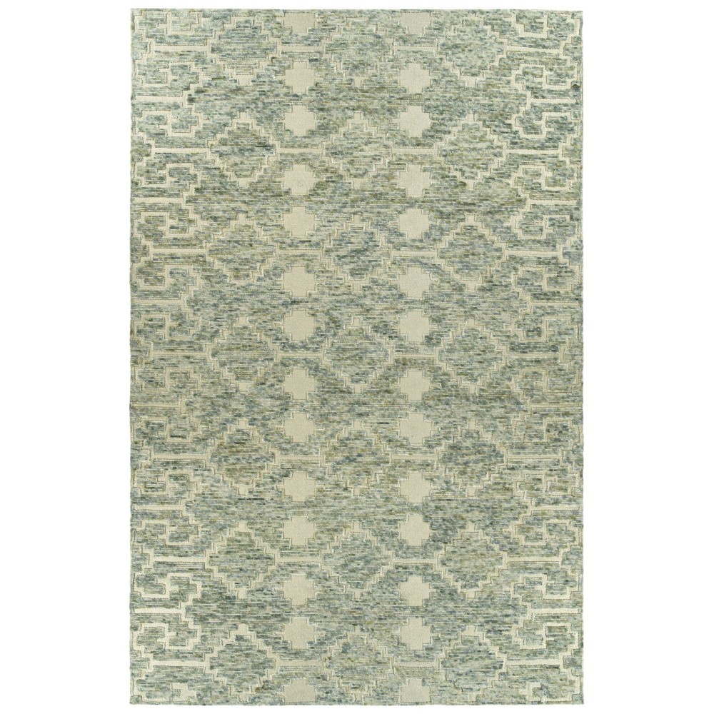 Kaleen Radiance Collection Bright Green Throw Rug 2' x 3'