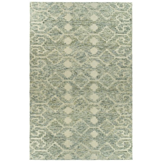 Kaleen Radiance Collection Bright Green Area Rug 3'6" x 5'6"