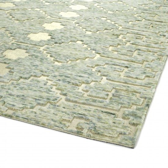 Kaleen Radiance Collection Bright Green Area Rug 3'6" x 5'6"