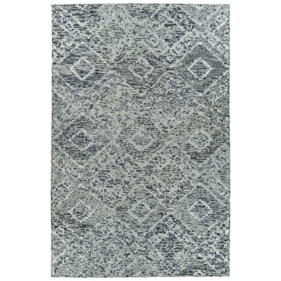 Kaleen Radiance Collection Dark Grey Throw Rug 2' x 3'