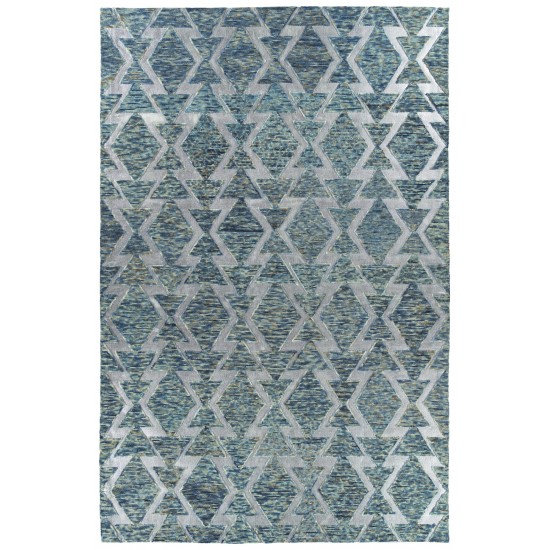 Kaleen Radiance Collection Dark Blue Throw Rug 2' x 3'