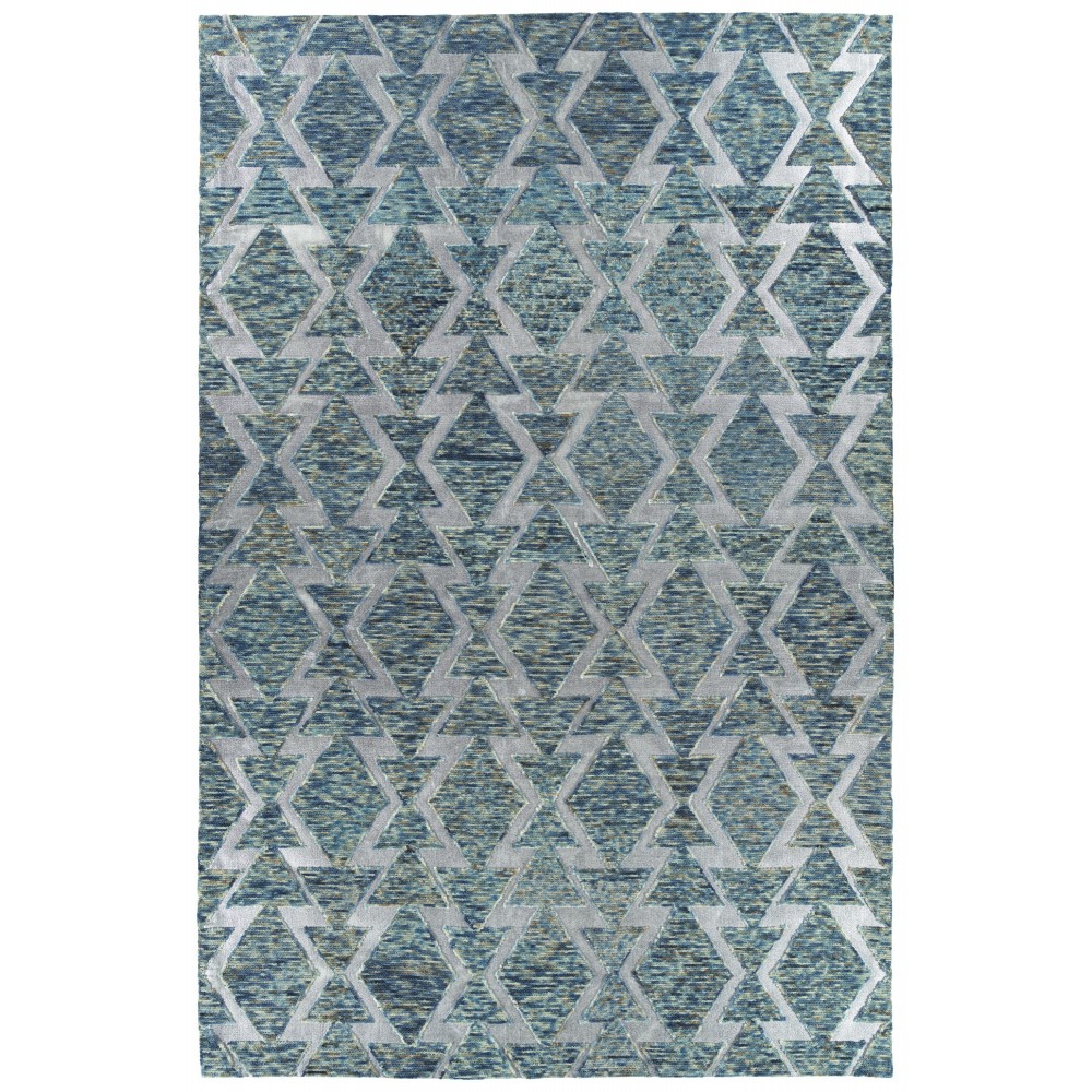 Kaleen Radiance Collection Dark Blue Area Rug 5' x 7'9"