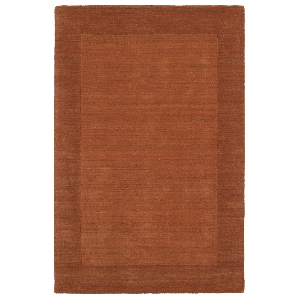 Kaleen Regency Collection Bright Pumpkin Area Rug 3'6" x 5'3"