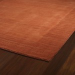 Kaleen Regency Collection Bright Pumpkin Area Rug 5' x 7'9"