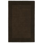 Kaleen Regency Collection Dark Brown Area Rug 3'6" x 5'3"