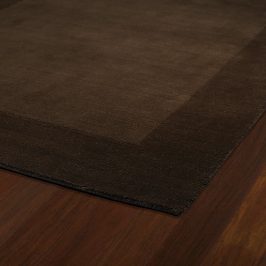 Kaleen Regency Collection Dark Brown Area Rug 3'6" x 5'3"