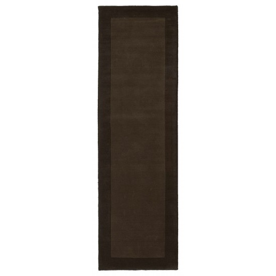 Kaleen Regency Collection Dark Brown Area Rug 3'6" x 5'3"