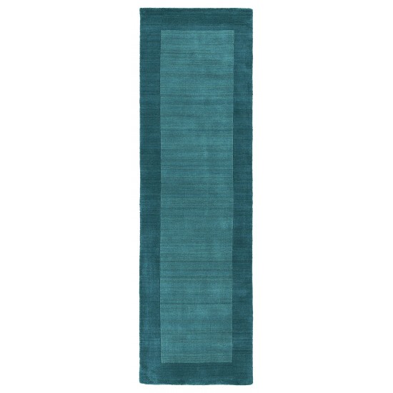 Kaleen Regency Collection Light Turquoise Runner 2'6" x 8'9"