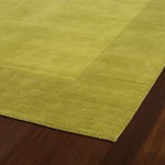 Kaleen Regency Collection Bright Lime Green Runner 2'6" x 8'9"