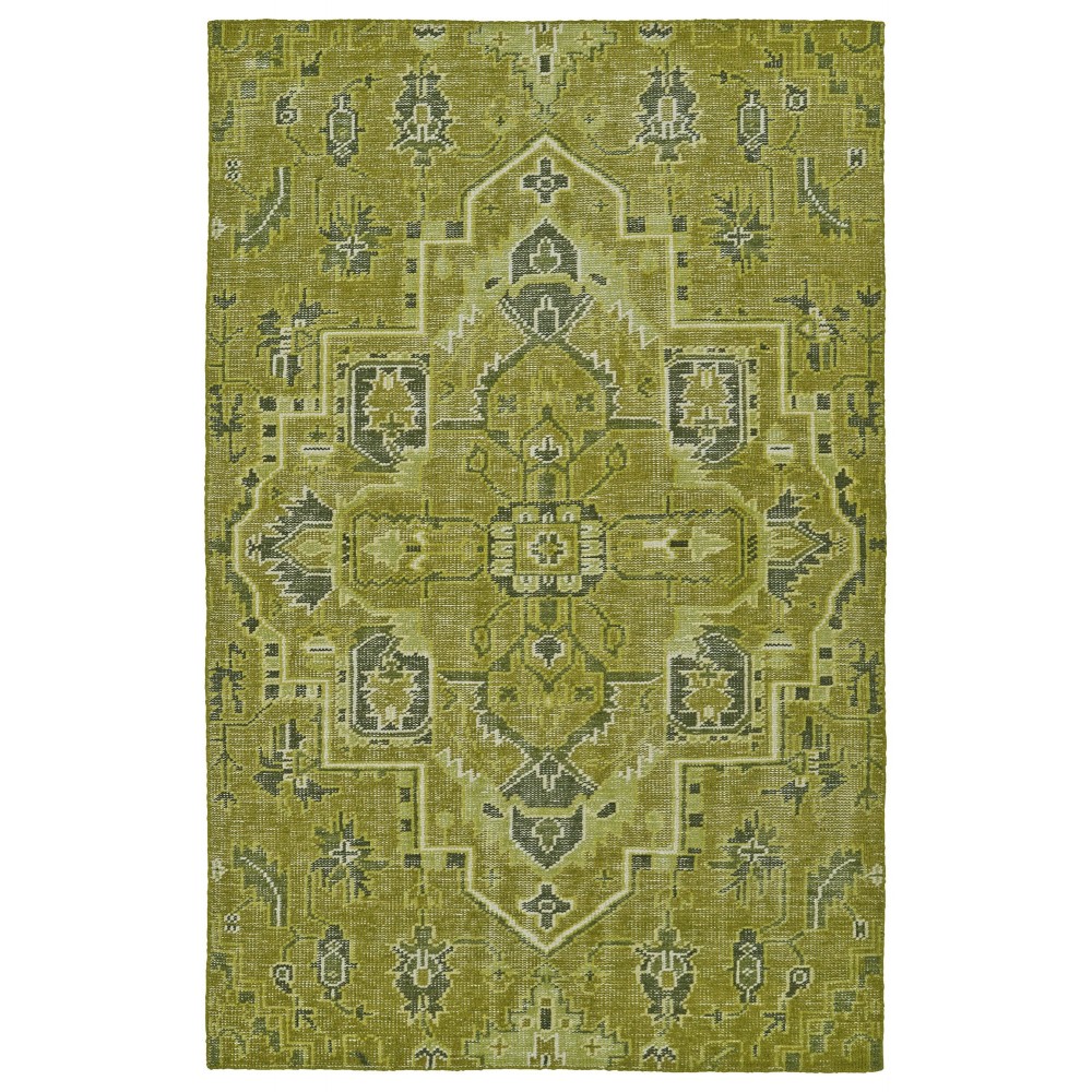 Kaleen Relic Collection Bright Avocado Area Rug 8' x 10'