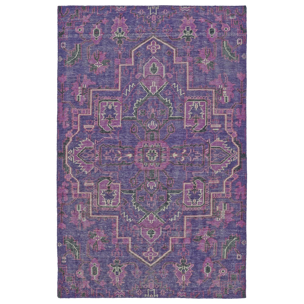 Kaleen Relic Collection Bright Purple Area Rug 8' x 10'