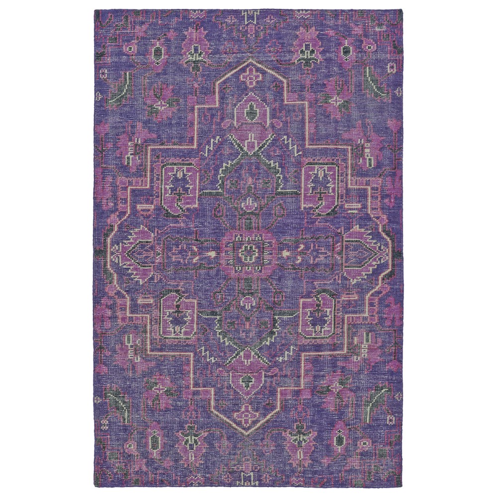 Kaleen Relic Collection Bright Purple Area Rug 9' x 12'