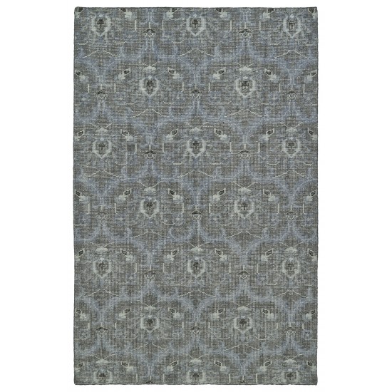 Kaleen Relic Collection Light Graphite Throw Rug 2' x 3'