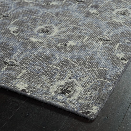 Kaleen Relic Collection Light Graphite Throw Rug 2' x 3'